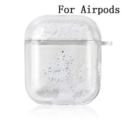 Image of Dynamic Liquid Case For AirPods Cases Glitter Liquid Cover For AirPod 2 Covers Protector For Air Pods Pro Bumper Hard Coque Etui