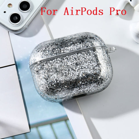 Image of Dynamic Liquid Case For AirPods Cases Glitter Liquid Cover For AirPod 2 Covers Protector For Air Pods Pro Bumper Hard Coque Etui