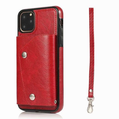Image of Fashion Flip Leather Phone Case with card slot wallet for all iphone models