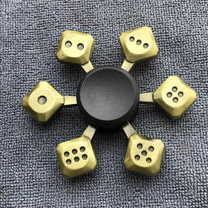 Fidget Spinner Brass Color Zinc Alloy Metal Hand Spinner