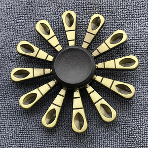 Fidget Spinner Brass Color Zinc Alloy Metal Hand Spinner