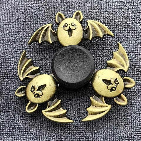 Image of Fidget Spinner Brass Color Zinc Alloy Metal Hand Spinner