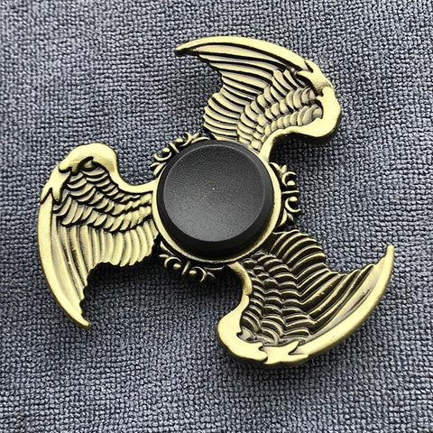 Image of Fidget Spinner Brass Color Zinc Alloy Metal Hand Spinner