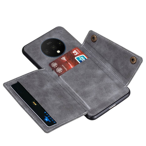 Image of Flip Leather Case with Card Slot Holder Case For OnePlus Wallet Phone Cover