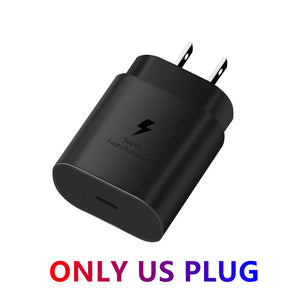 25W Fast charger For Samsung mobile phones for S10 20 21 22