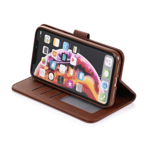 Leather Flip Phone cover for iPhones Samsung phone models