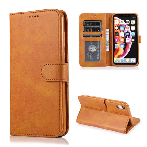 Image of Leather Flip Phone cover for iPhones Samsung phone models