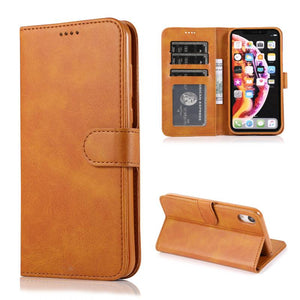 Leather Flip Phone cover for iPhones Samsung phone models