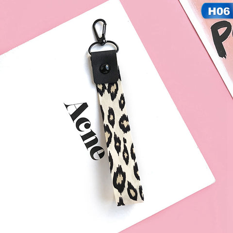 Image of Leopard Print Lanyards for Keys ID Card Mobile Phone Straps Universal Neck Straps For USB Hang Rope Lanyards