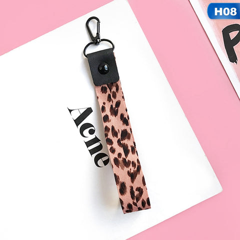 Image of Leopard Print Lanyards for Keys ID Card Mobile Phone Straps Universal Neck Straps For USB Hang Rope Lanyards