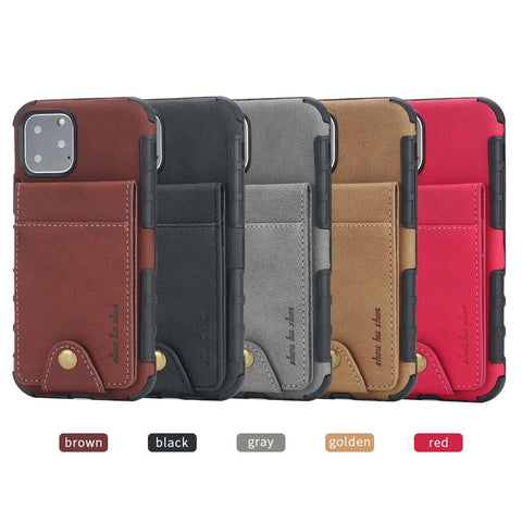 Image of wholesale phone cases with card holder slot for iphone 12 11 pro max