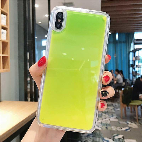 Image of Luminous liquid quicksand phone case for all phone models