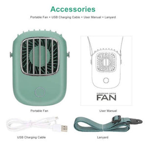 Neck Fan Mini USB 5V Portable Silent Small Electric Cooling Fans