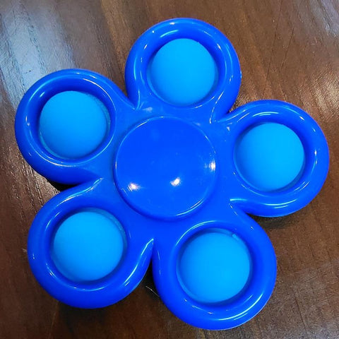 Image of New Plus Fidget spinner 5 sides Custom Popit Finger Fidget Spinner Toys Pop It Flip Spinning Fidget Toys