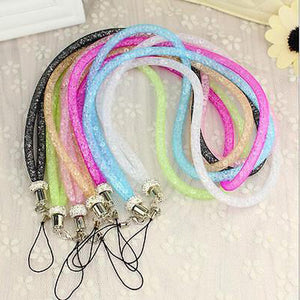 rhinestone phone lanyards wholesale mobile straps