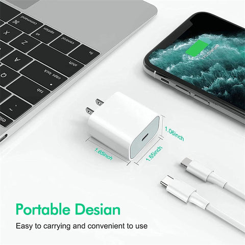Image of 18W PD USB C home plug super fast Wall Charger