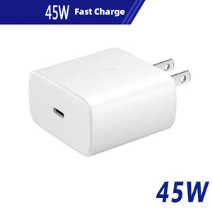 45W Fast charger KIT For Samsung mobile phones S20 21 22 23