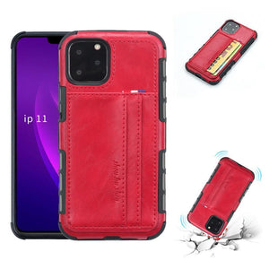 PU Leather business style phone cover with card slot Phone Case for iPhone