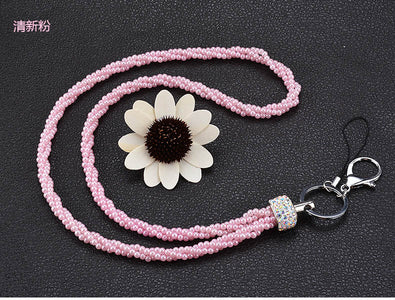 Pearl Rhinestone phone Lanyard Rope, Fashion Bead phone Camera straps lanyard accessories phone Camera Universal Lanyard Rope