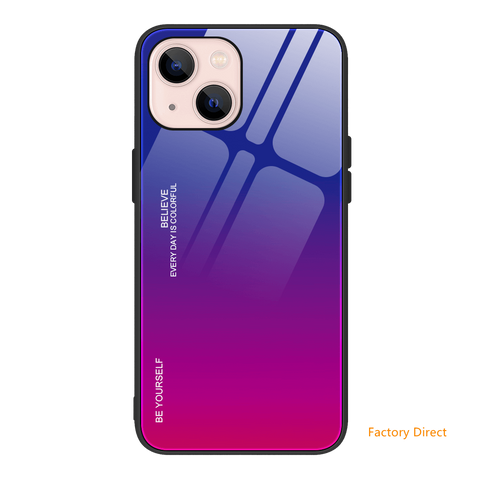 Image of Gradient colors back cover for iPhone 13 12 11 x 87 models