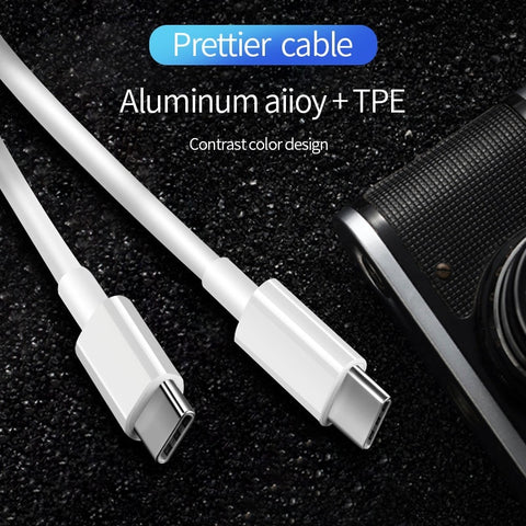 Image of 100W USB C TO C Fast charge cable For new iPads iMacs