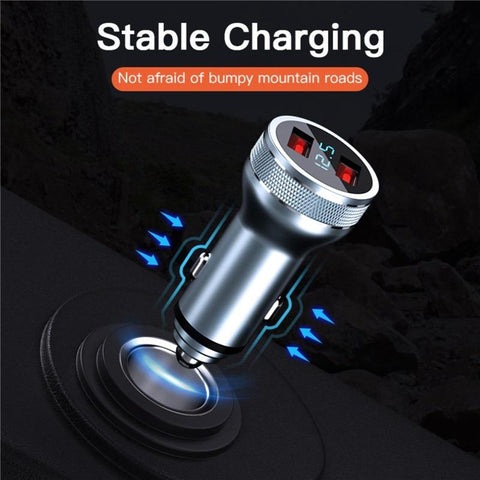 Image of USB Car Charger 36W Quick Charge 3.0 Fast Charging Auto Type C QC PD 3.0 Mobile Phone Charge