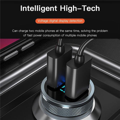 Image of USB Car Charger 36W Quick Charge 3.0 Fast Charging Auto Type C QC PD 3.0 Mobile Phone Charge