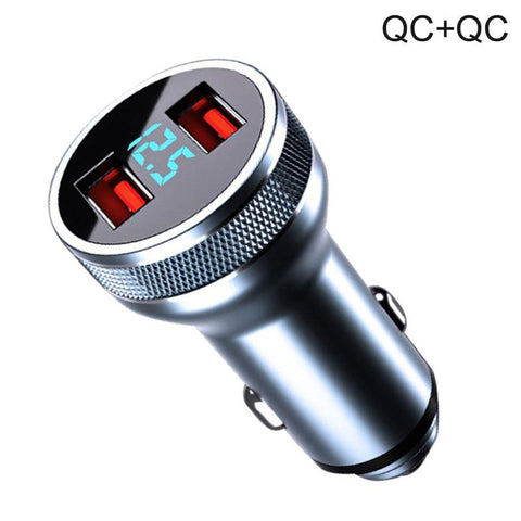 Image of USB Car Charger 36W Quick Charge 3.0 Fast Charging Auto Type C QC PD 3.0 Mobile Phone Charge