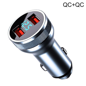 USB Car Charger 36W Quick Charge 3.0 Fast Charging Auto Type C QC PD 3.0 Mobile Phone Charge