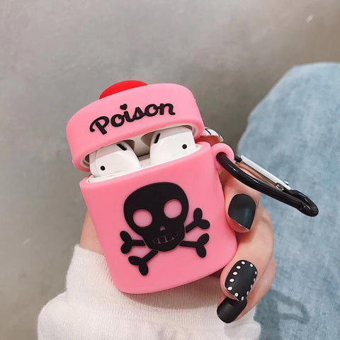 Image of Unique poison design earphone case for Airpods