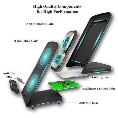 Image of Wireless charger for Samsung for iphone  mobile phones