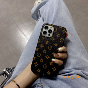 Samsung Case A80 A10 A20 A30s A50 s A70 Classic LV brand pattern leather casing for Galaxy S9 plus S10 plus S20 S21 plus S30 ultra back cover