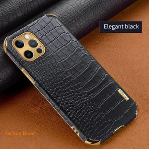 Samsung Galaxy A sery phone case Crocodile leather pattern design