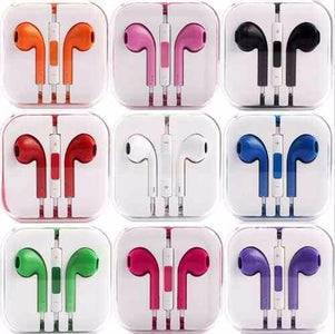 3.5mm Earbuds for iPhone iPad Volume control & Mic - AA Better Bass