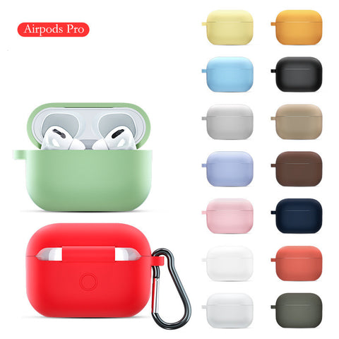 Image of Colorful Silicone Case for Airpods 1234Pro with blister box retail packaging