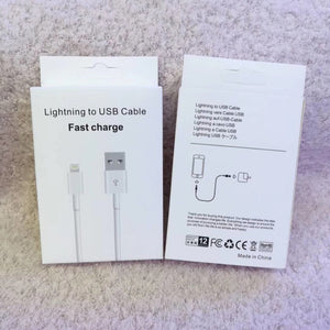 3ft 6ft 10ft Fast Charging OEM Braided USB charger cable for iPhone Android Micro USB Type C bulk in stock