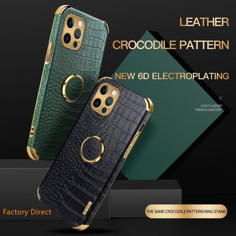 Image of Oneplus 9 9pro 9proplus case Crocodile leather design cover with ring holder