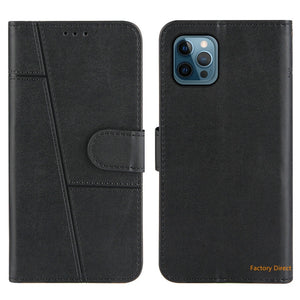 Galaxy A02S A12 A13 A22 A21S A51 A71 Stylish Flip case Samsung A22 A32 A42 A52 A72 4G 5G Luxury Shockproof Grid pattern Leather flip cover with stand holder and card slot window hole wallet back cover Samsung A01 A10 A11 A20 A30S A50 A50S