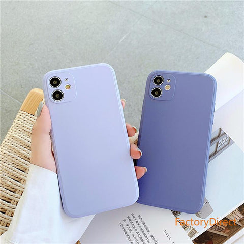 Image of Simple Case For iPhone 14 13 12 11 promax  XR X XS Max Shockproof Soft Cover