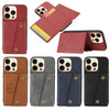 Flip Leather Card Slot Holder Case For iPhone 15 14 13 12 sery Wallet Phone Cover