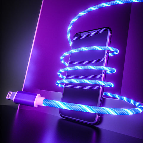 Image of Flow LED light durable fast charging cable