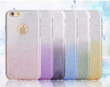 Glitter phone case  Luxury Shiny 3 in 1 Cover for iPhone 11 pro max X xs xr 8 7 6 6s Plus