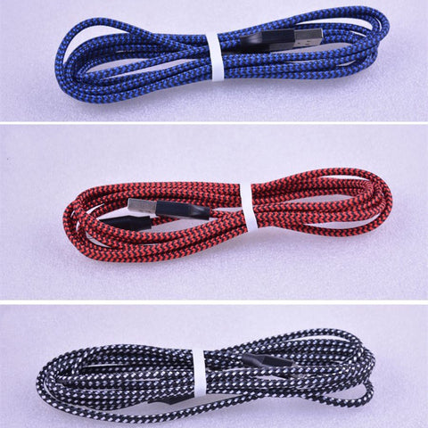 Image of New 2.4 A⚡️Fast Charging 3ft 6ft 10ft Nylon Braided Cable