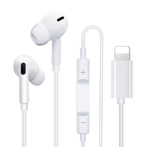 Image of apple wired earpods with lightning connector