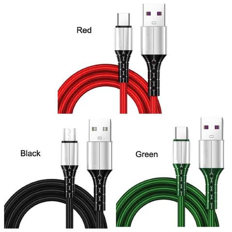 Image of 3A smart charging cable fast charger thick OD 3ft 5ft