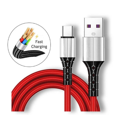 Image of 3A smart charging cable fast charger thick OD 3ft 5ft