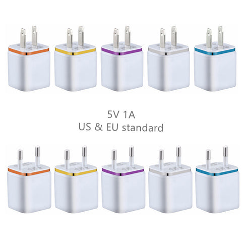 Image of 5V 1A wall charger adapter for iPhone with Intelligent circuit over charge protection
