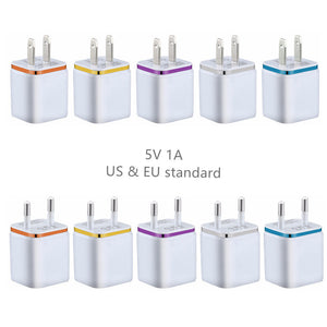 5V 1A wall charger adapter for iPhone with Intelligent circuit over charge protection