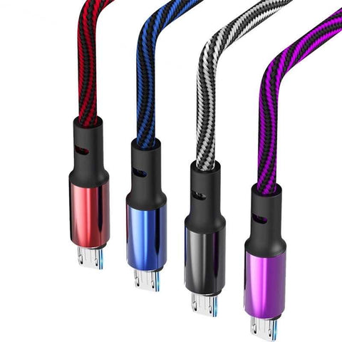 Image of Factory direct 2.4A Fast Charging Nylon Braided cable
