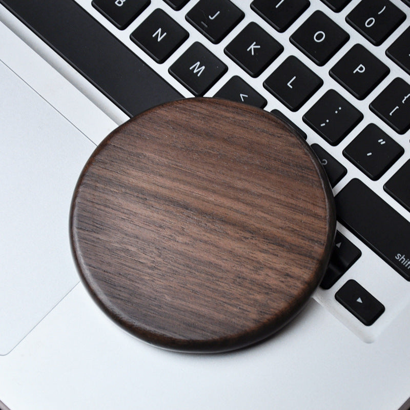 15W Fast Charge Walnut Wood Wireless Charger